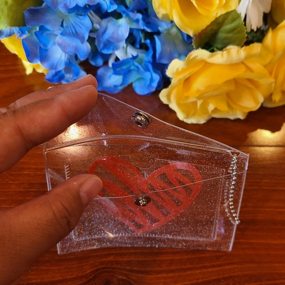 Keychain Wallet- Hearts - Picture 2 of 7